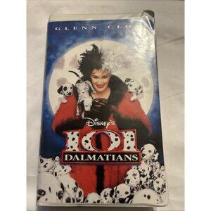 101 Dalmatians VHS Movie preowned1997 Clam Shell case viewed